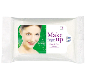 Toallitas de desacuerdo de maquillaje con logotipo de maquillaje envuelto individualmente FACS Labelamiento privado limpieza facial Limpieza húmeda