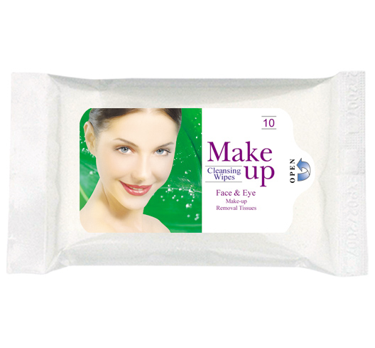 Toallitas de desacuerdo de maquillaje con logotipo de maquillaje envuelto individualmente FACS Labelamiento privado limpieza facial Limpieza húmeda