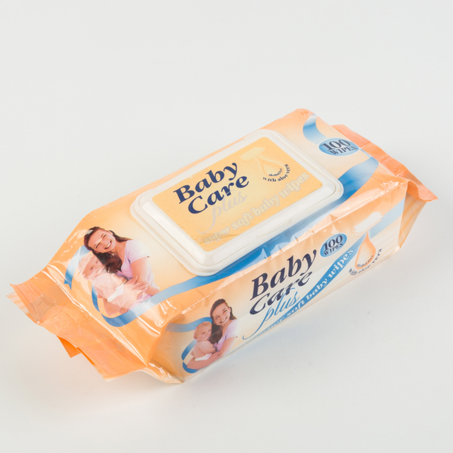 Mayorista desechable 100 piezas de cuidado del bebé Cuidado natural de la piel Toallitas húmedas 