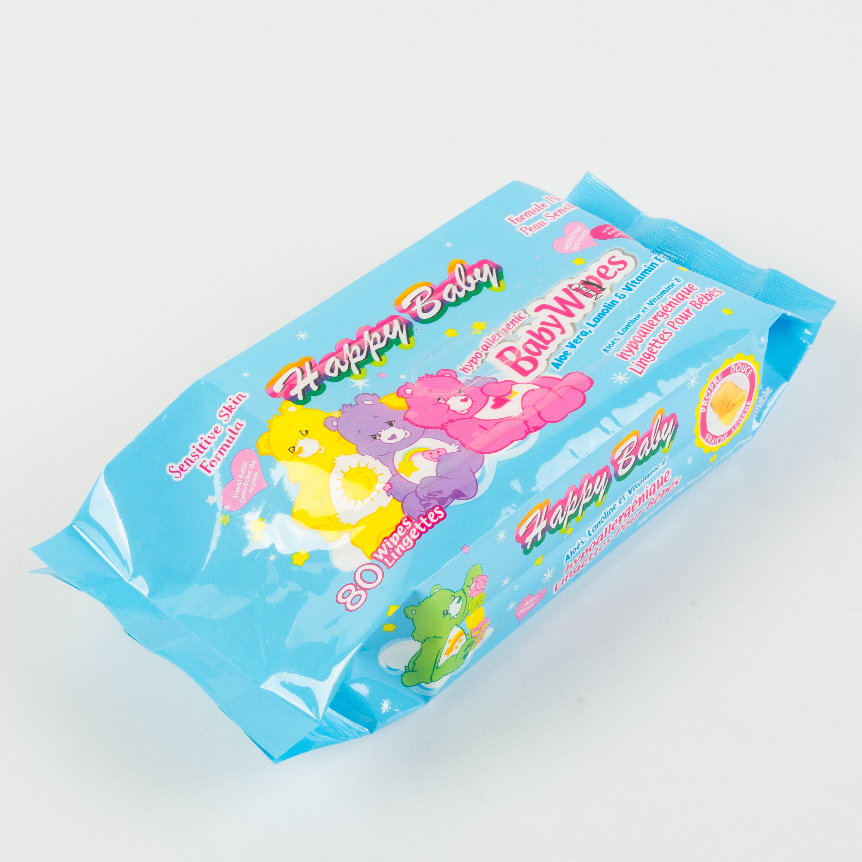 Biodegradable ecológico Bamboo Spunlace Cleaning de bebés no tejido Toallitas húmedas