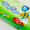 Las toallitas húmedas de bebés de 80pcs desechables de 80pcs desechables más vendidos