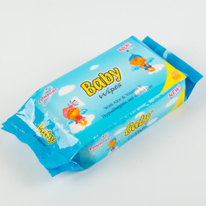 80 piezas de alimentos de grado alimento de pH natural que equilibra las toallitas para bebés con aceite de coco 