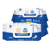 Etiqueta privada 80pcs papel higiénico húmedo freusable Toallitas húmedas sanitarias personales para la limpieza del hogar
