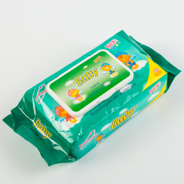 Toallitas de bebé suave de algodón orgánico OEM con muestras sin perfume 