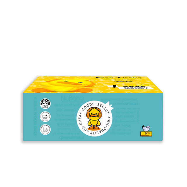 Fábrica china al por mayor OEM materia suave suave de madera virgen pulpa facial papel facial papel