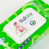 Ambientable personalizar toallitas húmedas de 80 piezas para bebés agua orgánica toallita húmeda