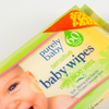 60 piezas Pure Organic Natural Water Natural Algodón Touch de algodón Baby Toallitas