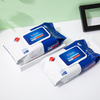 80pcs 75% Toallitas húmedas alcohólicas Toallitas de limpieza multipropósito con una tasa de esterilización del 99.9%