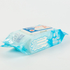 Toallitas orgánicas para bebés de venta caliente para la piel sensible tela no tejida toallita húmeda en el ecológico en 80pcs