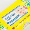 Etiqueta privada desechable de alta calidad algodón ultra suave no tejido al por mayor de limpieza de bebés toallitas húmedas