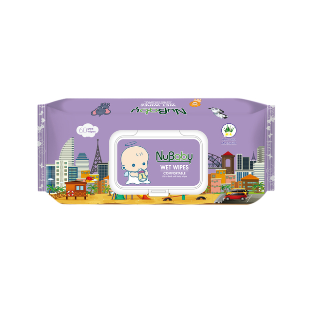 Toallitas de agua de embalaje grande para bebés toallitas personalizadas para bebés naturales sensibles